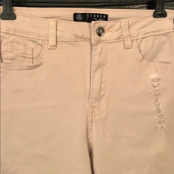 Missguided blush jeans Sinner high waist skinny 0 - Picture 3 of 4